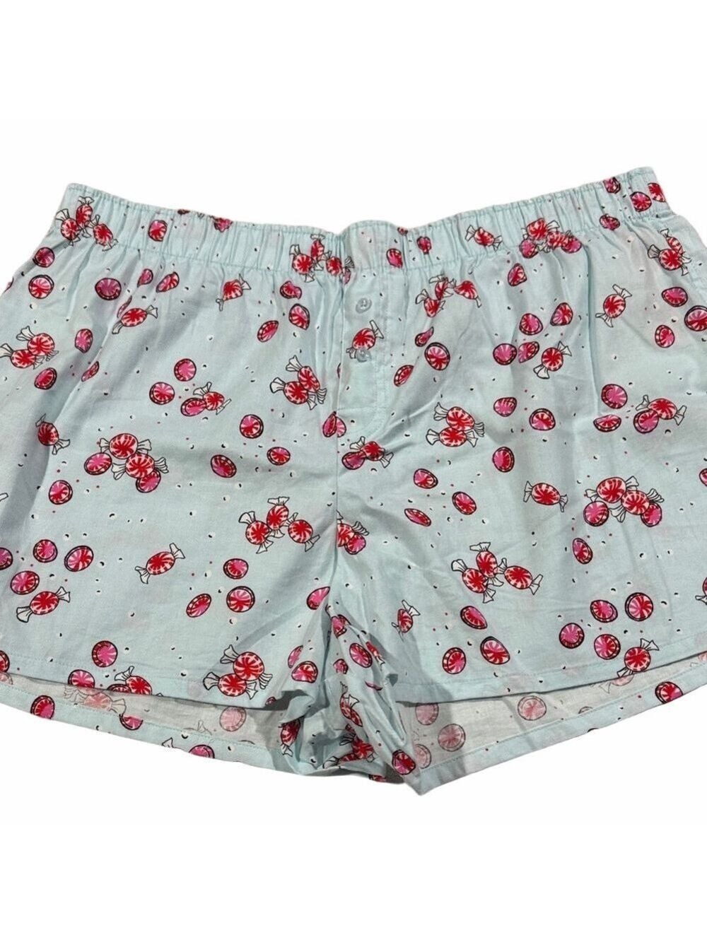 Colsie Light Blue Candy Print Sleep Shorts